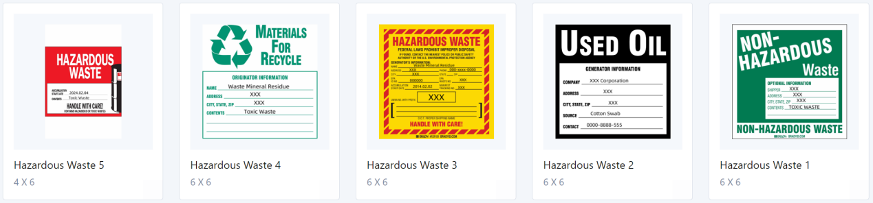 štítek nebezpečného odpadu templates.png